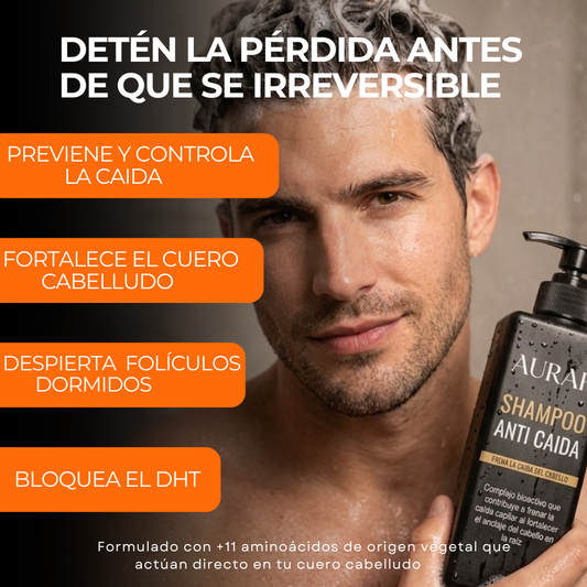 Shampoo para bloquear el DHT y activar el crecimiento capilar